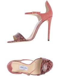 Jimmy Choo - Sandals Soft Leather, Raffia - Lyst