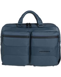Piquadro - Handbag Textile Fibers, Leather - Lyst