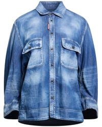 DSquared² - Denim Shirt Cotton, Elastane - Lyst