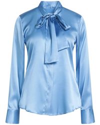 Xacus - Shirt Silk, Elastane - Lyst