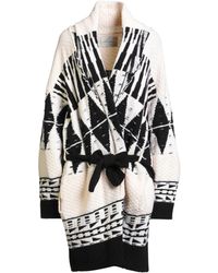 Ballantyne - Ivory Cardigan Wool - Lyst