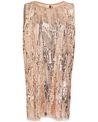 Talbot Runhof - Mini Dress Polyester, Elastane - Lyst