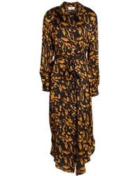 Ottod'Ame - Midi Dress Viscose - Lyst