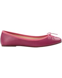 BALLERETTE - Colonna Fuchsia Ballet Flats Soft Leather - Lyst