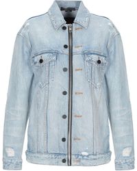 alexander wang black denim jacket