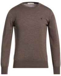Brooksfield - Khaki Sweater Virgin Wool - Lyst