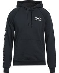 EA7 - Midnight Sweatshirt Cotton, Polyester - Lyst