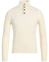 MILLENOVECENTOCINQUANTA7 - Ivory Sweater Merino Wool - Lyst