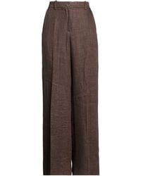 P.A.R.O.S.H. - Dark Pants Linen - Lyst