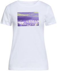 ARMANI EXCHANGE - T-Shirt Cotton - Lyst