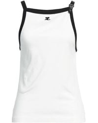 Courreges - Top Cotton - Lyst