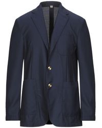 mens burberry navy blazer
