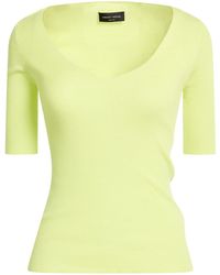 Roberto Collina - Lime Sweater Cotton - Lyst