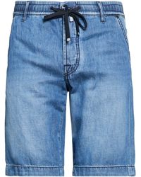 Jacob Cohen - Denim Shorts Lyocell, Linen, Cotton - Lyst