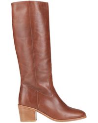Sessun Knee Boots - Brown