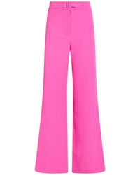 Maje - Fuchsia Pants Polyester, Viscose, Elastane - Lyst