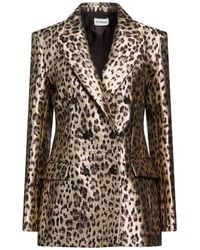 P.A.R.O.S.H. - Blazer Cotton, Polyester, Metal, Polyamide - Lyst