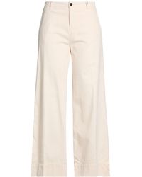 Myths - Ivory Pants Modal, Cotton, Elastane - Lyst