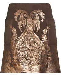 Etro - Mini Skirt Wool, Cashmere - Lyst