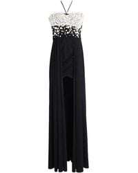 Elisabetta Franchi - Carpet Maxi Dress Viscose, Elastane, Plastic, Polyamide - Lyst