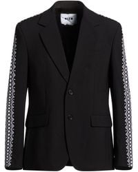 MSGM - Blazer Virgin Wool, Elastane - Lyst