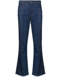 Fay - Cropped Jeans - Lyst