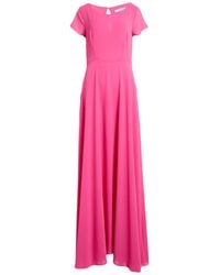 LANACAPRINA - Maxi Dress Polyester - Lyst