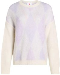 Kontatto - Lilac Sweater Acrylic, Mohair Wool, Polyamide - Lyst