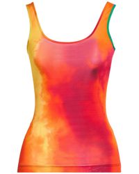 Rabanne - Tank Top Cupro, Elastane - Lyst