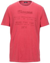 Blauer - T-Shirt Cotton - Lyst