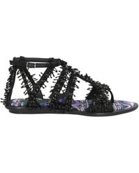 PUCCI - Thong Sandal Textile Fibers - Lyst