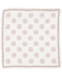 Brunello Cucinelli - Ivory Scarf Linen, Silk - Lyst