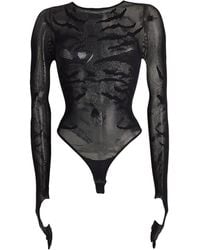 Gcds - Bodysuit Polyamide, Elastane - Lyst