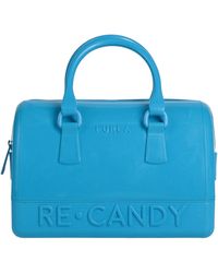 Furla - Azure Handbag Recycled Thermoplastic Polyurethane, Thermoplastic Polyurethane - Lyst