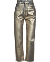 Grifoni - Pantalon En Jean - Lyst