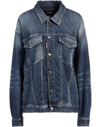DSquared² - Denim Outerwear Cotton, Elastomultiester, Elastane - Lyst
