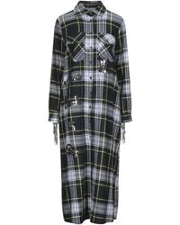 5 PROGRESS - Midi Dress Viscose, Polyester, Wool - Lyst