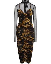 Versace Jeans Couture - Midi-Kleid - Lyst
