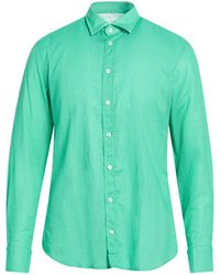 BASTONCINO - Emerald Shirt Linen - Lyst