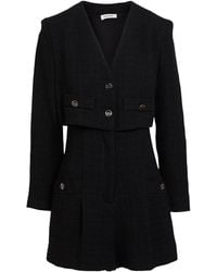 Sandro - Playsuit Cotton, Viscose, Acrylic, Polyamide - Lyst