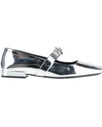 Versace - Ballet Flats Calfskin - Lyst