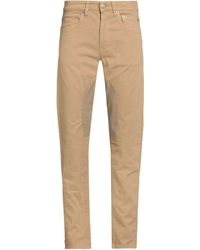 Siviglia - Camel Pants Cotton, Elastane - Lyst