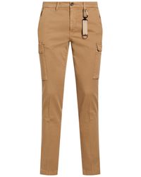 Manuel Ritz - Camel Pants Cotton, Elastane - Lyst