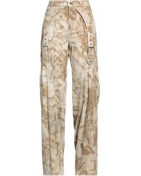Blumarine - Khaki Pants Cotton, Elastane - Lyst