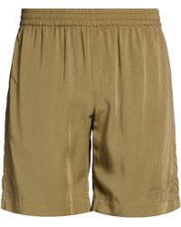 MSGM - Military Shorts & Bermuda Shorts Viscose - Lyst