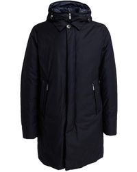Woolrich - Midnight Puffer Virgin Wool, Silk - Lyst