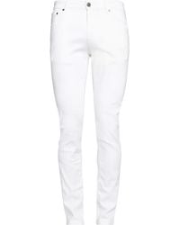 PT Torino - Ivory Pants Cotton, Elastane - Lyst