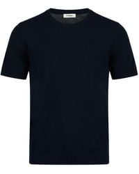 Sandro - Midnight Sweater Viscose, Polyamide - Lyst