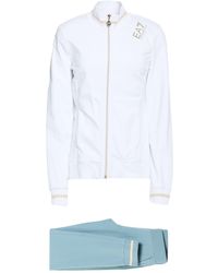 EA7 - Tracksuit Cotton, Elastane - Lyst