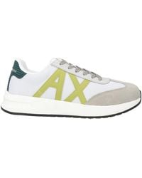 ARMANI EXCHANGE - Sneakers Polyester, Polyurethane, Cow Leather - Lyst